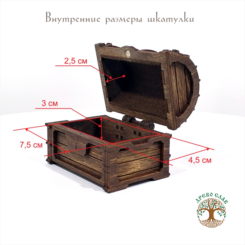 Шкатулка сундучок «мини»